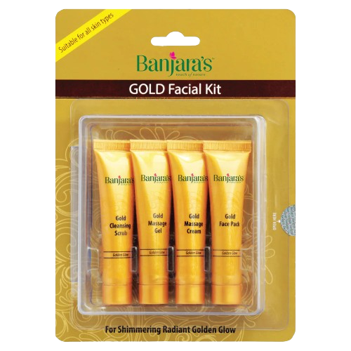Banjara&#39;s Gold Facial Kit (Blister Pack) - 15g*4