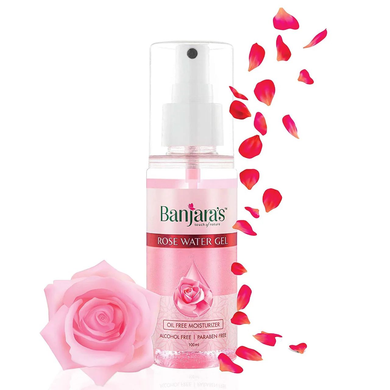 Banjara&#39;s Rose Water Gel - 100ml