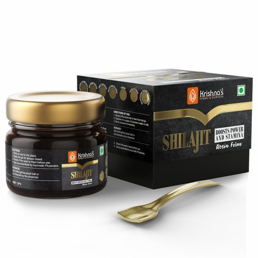 Himalayan Shilajit Resin - 20g (Krishna&#39;s Herbal &amp; Ayurveda)