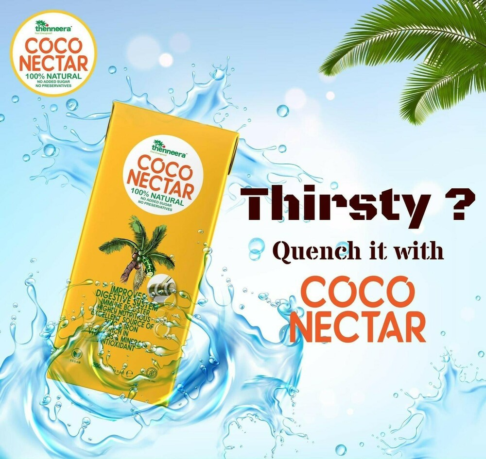 Buy Coco Nectar Divine Drink | Sugar-Free | Tetrapack (200ml) | Thenneera Coconut Neera Nectar Juice – 100% Natural, Rich in Nutrients