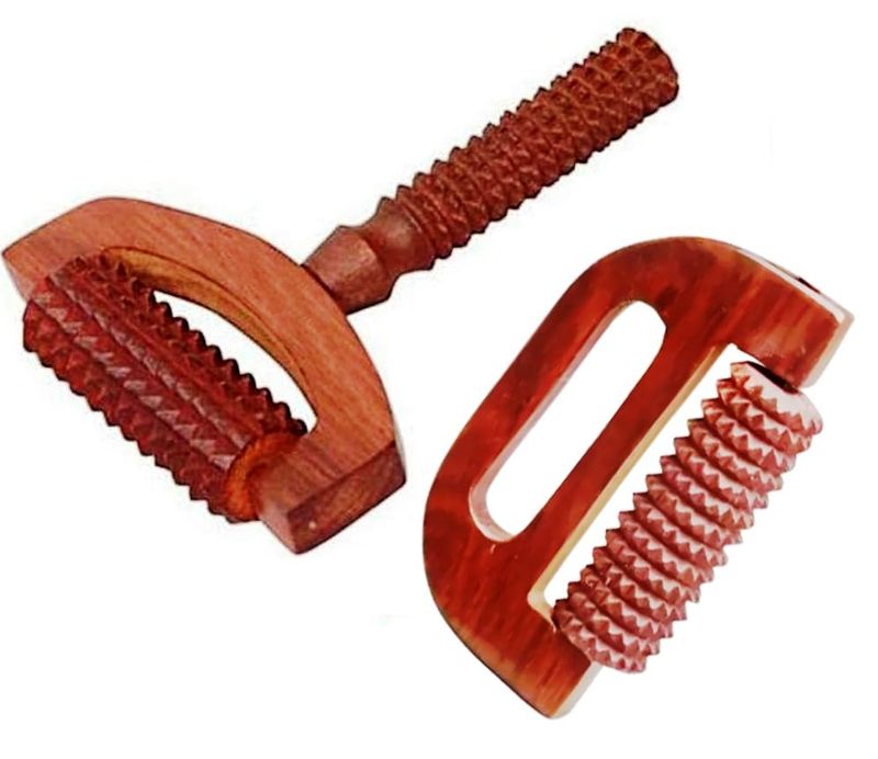 Acupressure Wooden Roller D Massager &amp; D massager with Acupressure Handle - 2 products | Natural Pain Relief for Body | Buy Online Now
