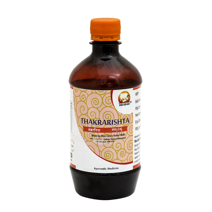 Thakrarishta – Ayurvedic Digestive Tonic for Gut Health &amp; Agni Balance by Gou Ganga