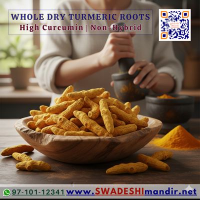 Dry Turmeric Roots | High Curcumin | LIMITED STOCKS