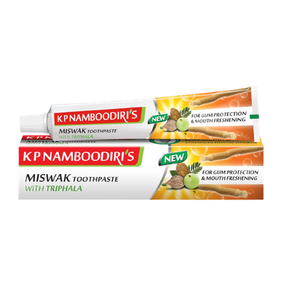 K.P. NAMBOODIRI ' S MISWAK TOOTHPASTE WITH TRIPHALA