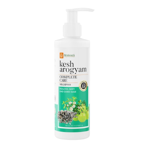 Krishna ' s Kesharogyam Complete Care Shampoo
Complete Hair Solution | Enriched with 12 Precious Herbs -200ml