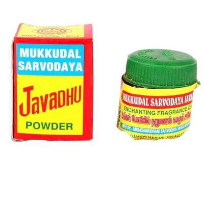 JAVADHU POWDER (Mukkudal Sarvodaya Javadhu) for Cloth,Body &amp; Pooja