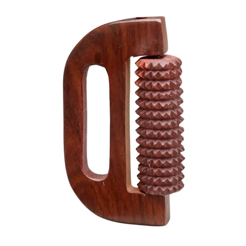 Acupressure Wooden Roller D Massager – Natural Pain Relief for Body | Buy Online Now