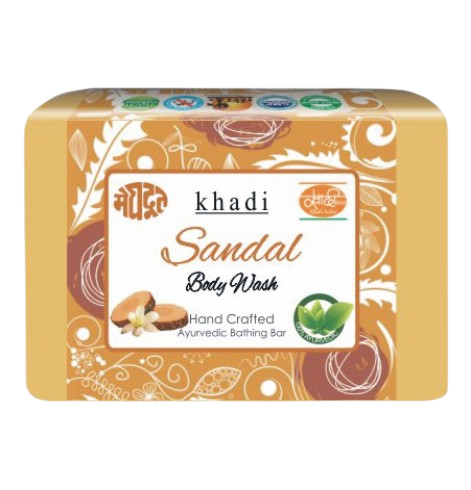 MEGHDOOT KHADI AYURVEDIC SANDAL BODY WASH 125 gm