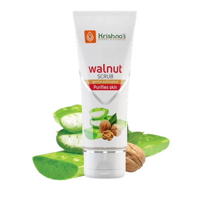 Krishna Aloe vera Walnut Scrub 100ml