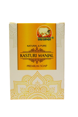 GOU GANGA NATURAL &amp; PURE KASTURI MANJAL PREMIUM HANDMADE SOAP  75gms