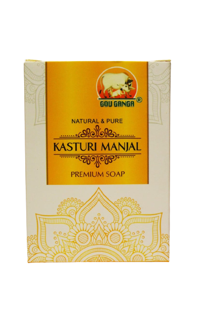GOU GANGA NATURAL &amp; PURE KASTURI MANJAL PREMIUM HANDMADE SOAP  75gms