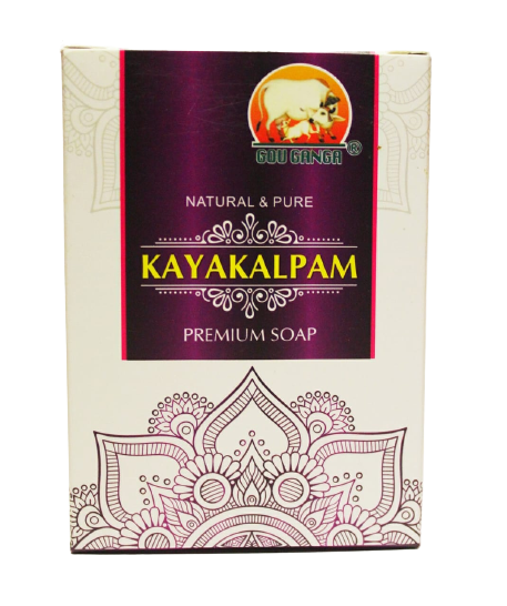 GOU GANGA NATURAL &amp; PURE KAYAKALPAM PREMIUM HANDMADE SOAP  75gms