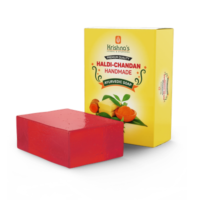 KRISHNA HALDI CHANDAN HANDMADE SOAP 100gms