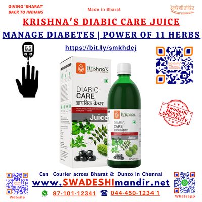 Krishna's Diabic Care Juice | Manage Diabetes