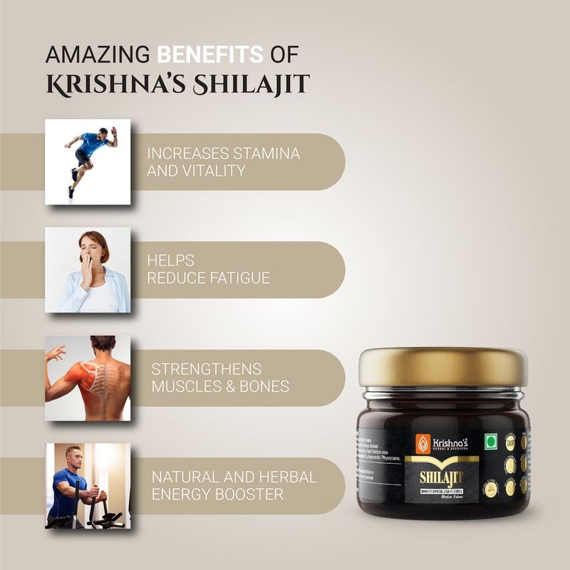 Himalayan Shilajit Resin - 40g (Krishna's Herbal &amp; Ayurveda)