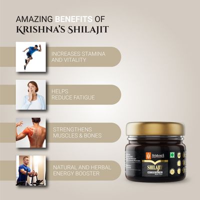 Himalayan Shilajit Resin - 40g (Krishna's Herbal &amp; Ayurveda)