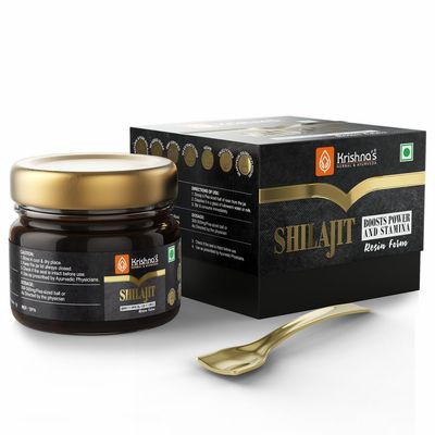 Himalayan Shilajit Resin - 40g (Krishna's Herbal &amp; Ayurveda)