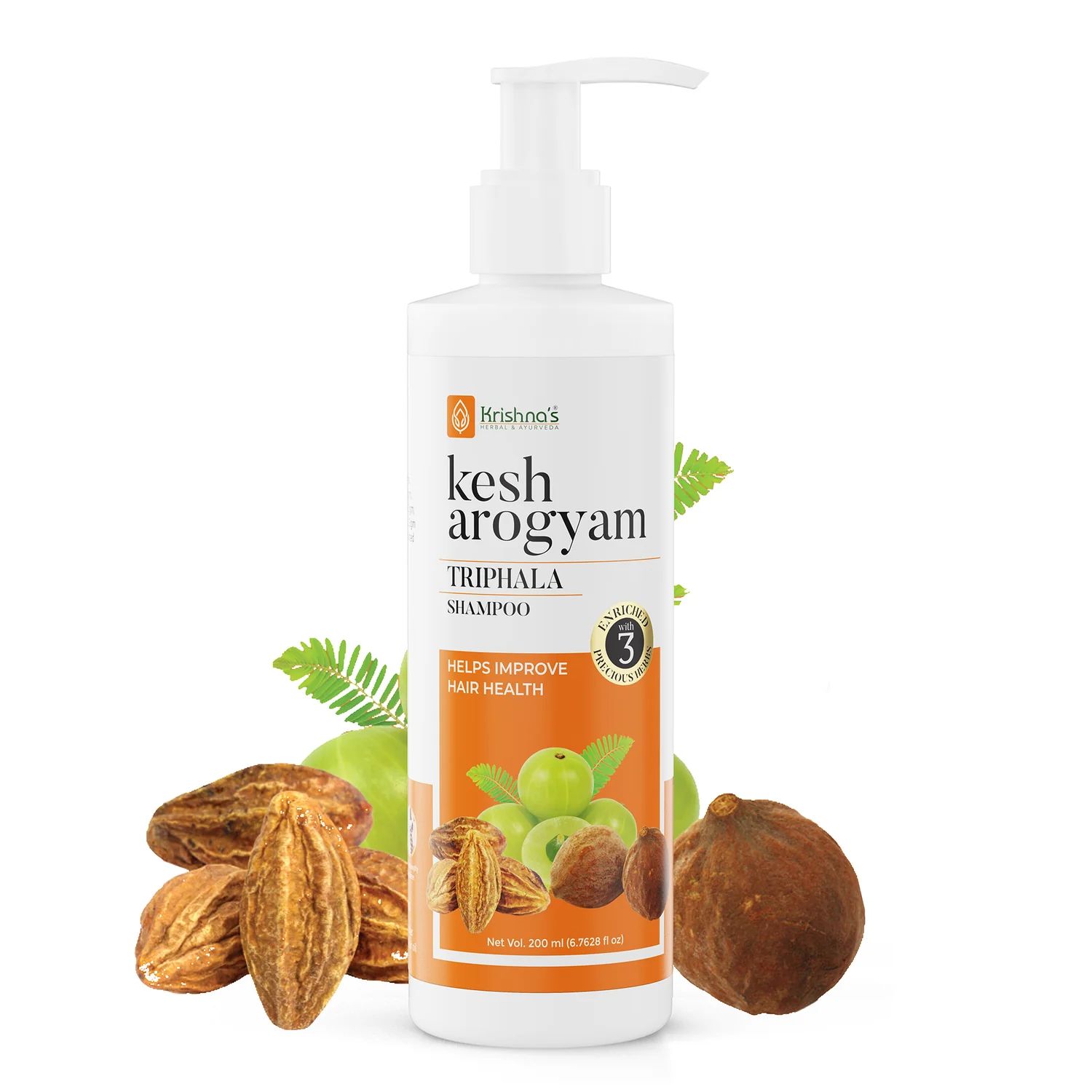 Krishna's Herbal Kesh Arogyam Triphala Shampoo 200ml | Swadeshi Mandir