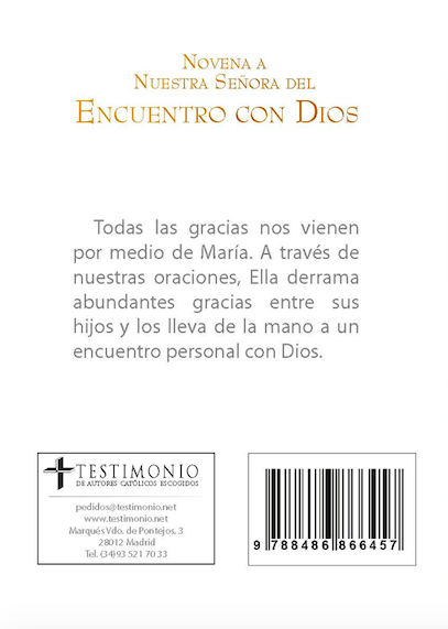 Novena a Nuestra Sra. del Encuentro con Dios