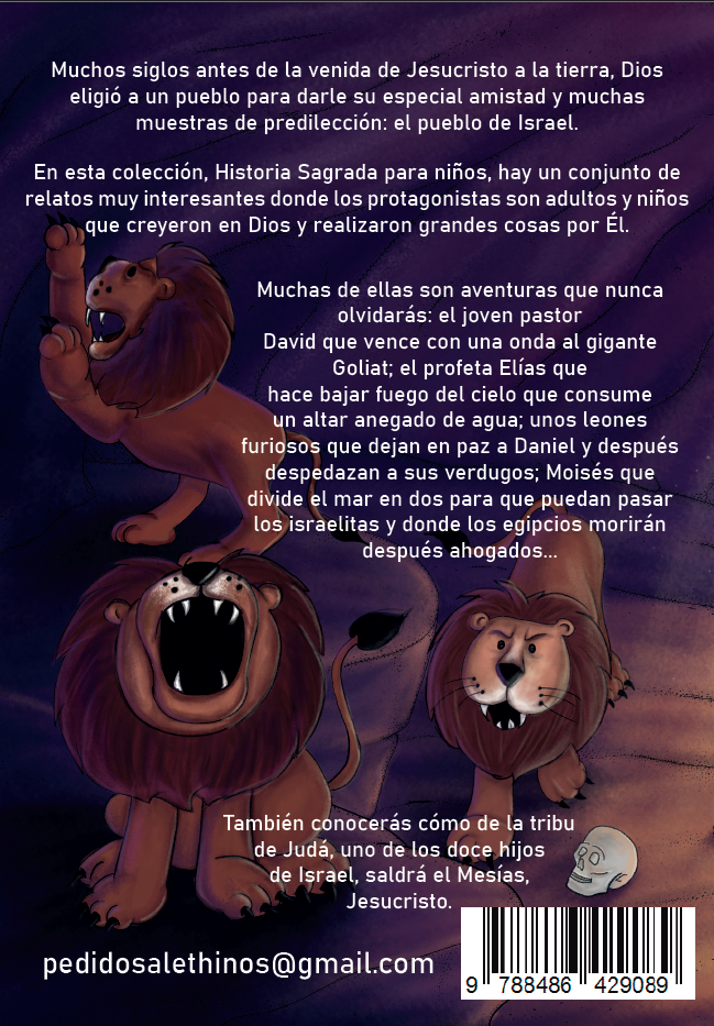 Daniel y los leones -PARA COLOREAR-