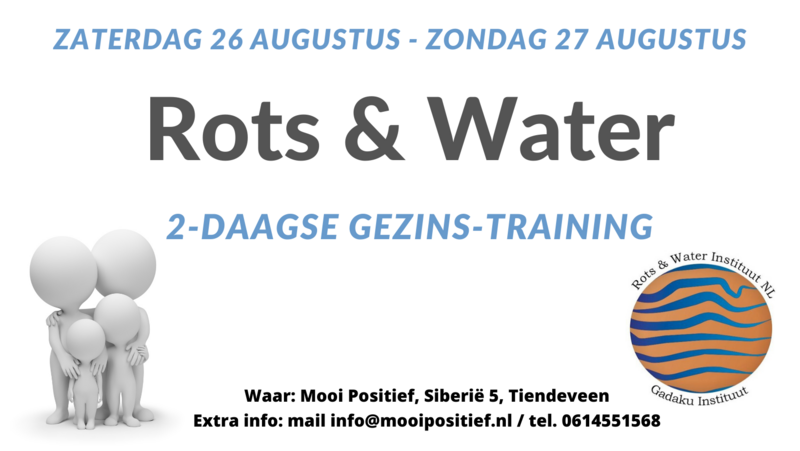 Rots en Water gezinstraining, 26-27 augustus