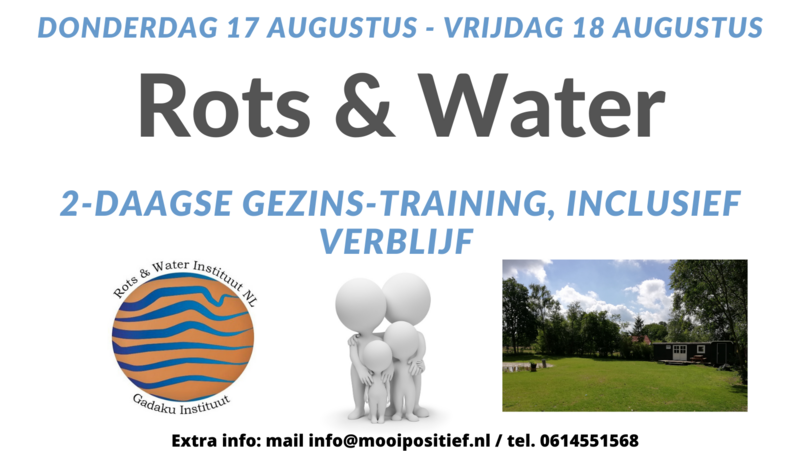Rots en Water gezinstraining met verblijf, 17-18 augustus