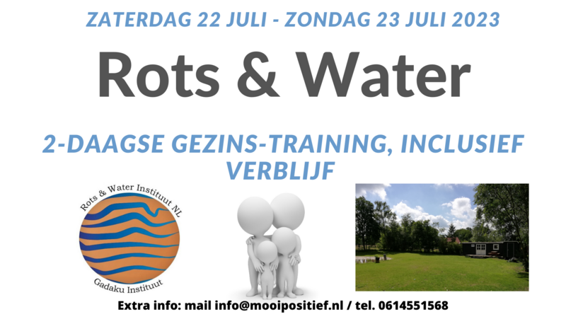 Rots en Water gezinstraining met verblijf, 22-23 juli
