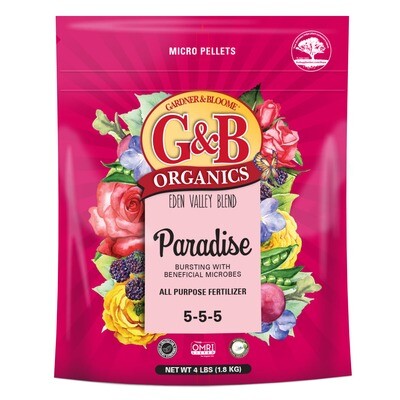 4LB G&B Paradise 5-5-5 All Purpose Fertilizer