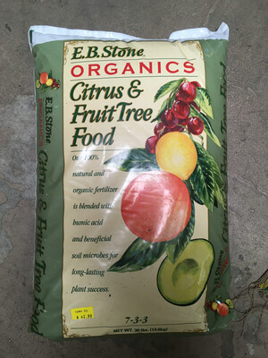 E.B S Citrus and Fruit Tree Food(30lbs.)   7-3-3  