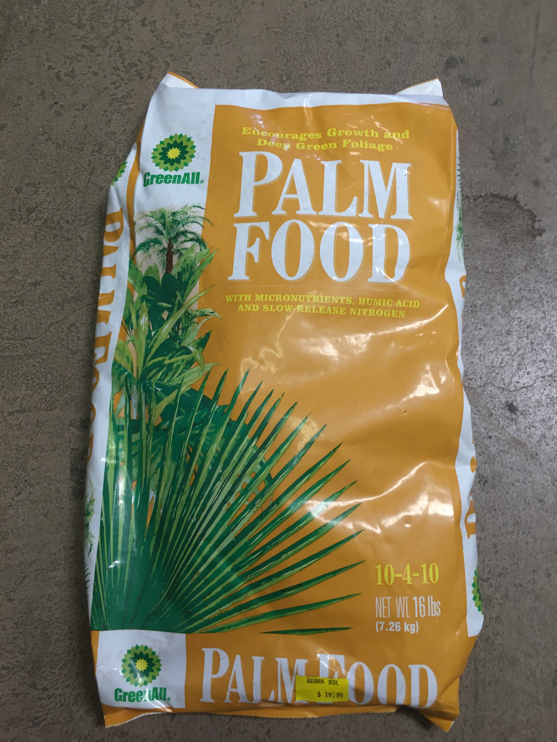 GreenAll Palm Food 10-4-10 16lb.