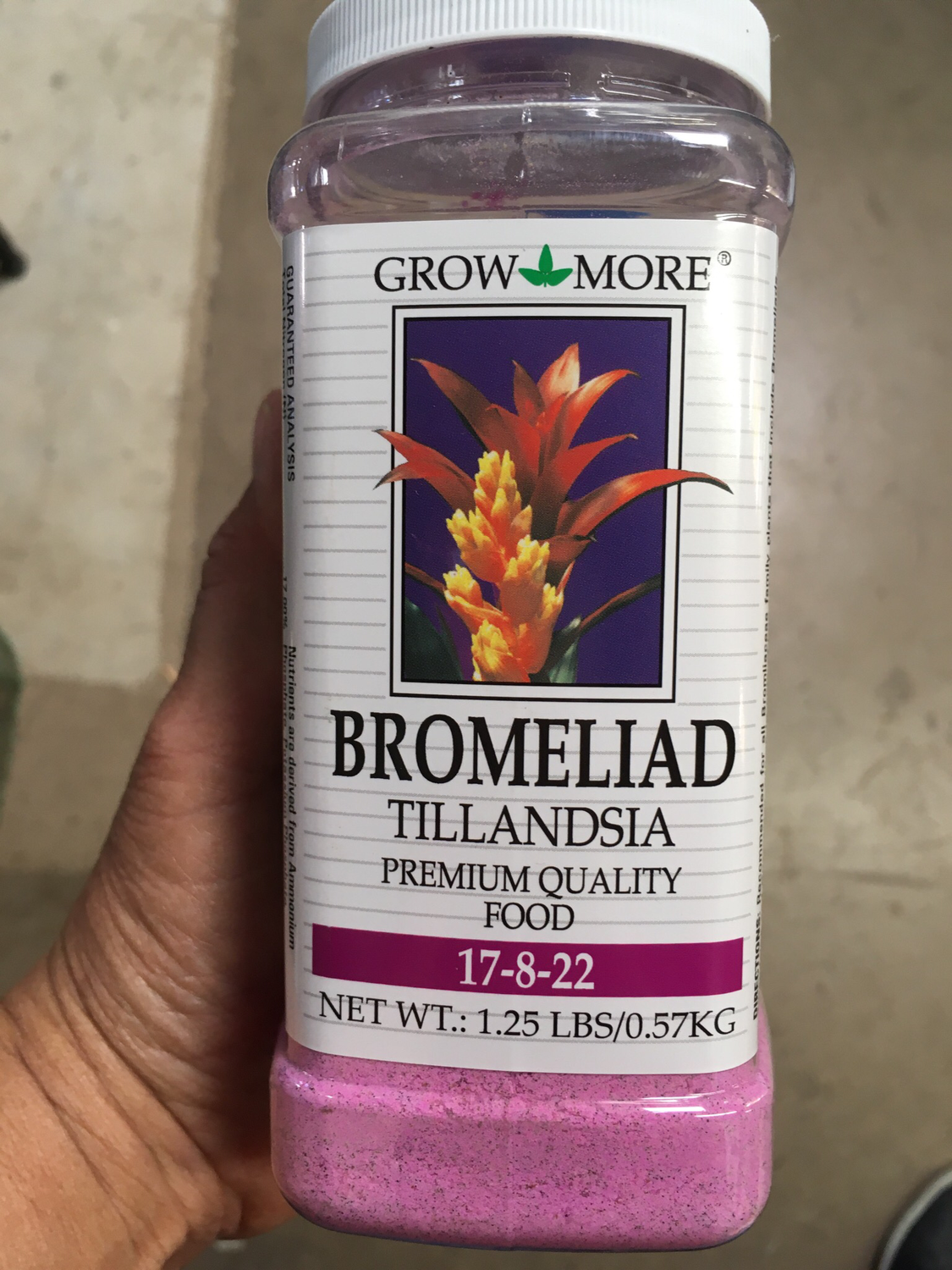 Grow More Bromeliad Tillandsia Food