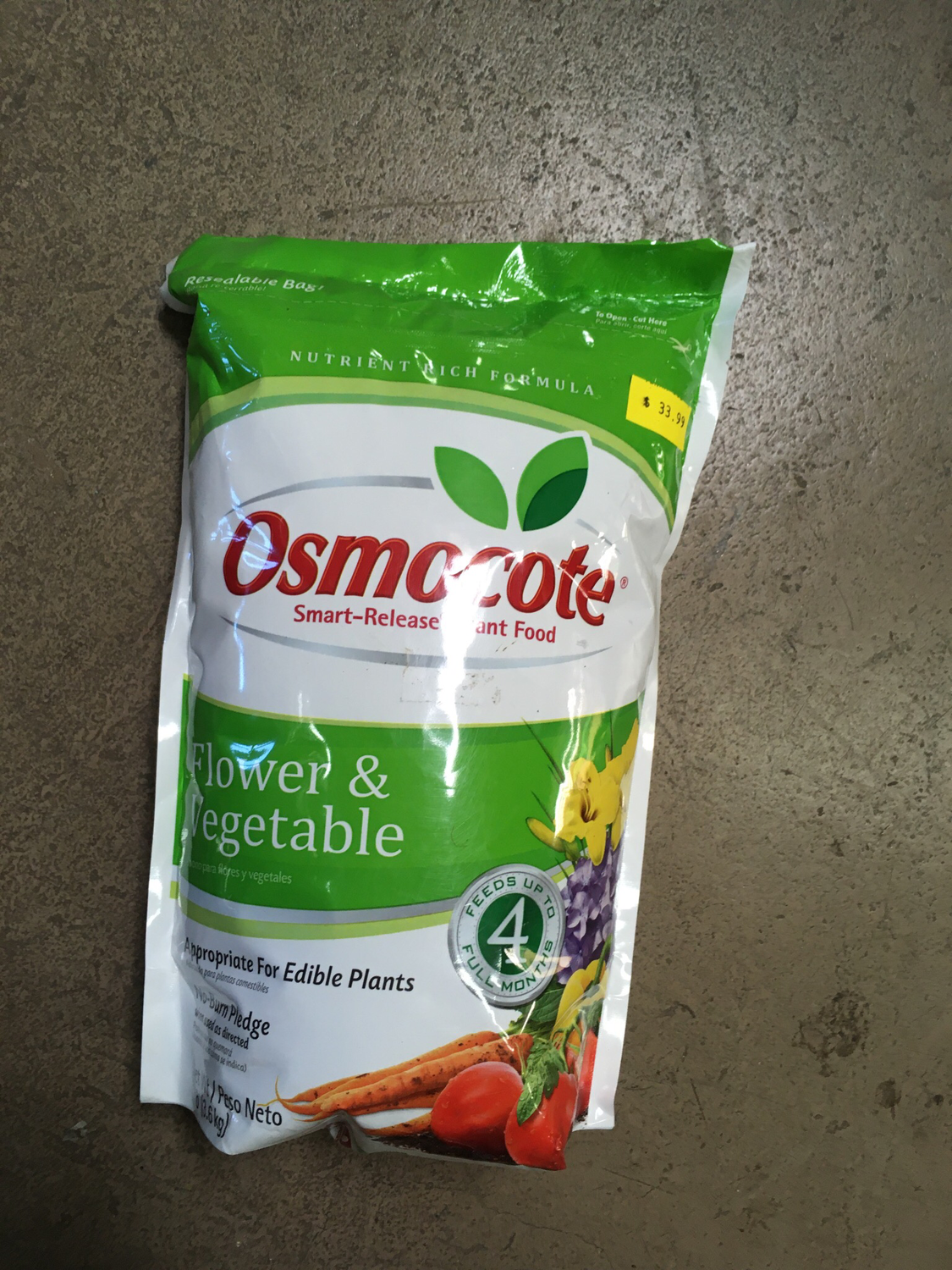 Osmocote 14-14-14 Smart-Release Plant Food for Flower & Vegetable