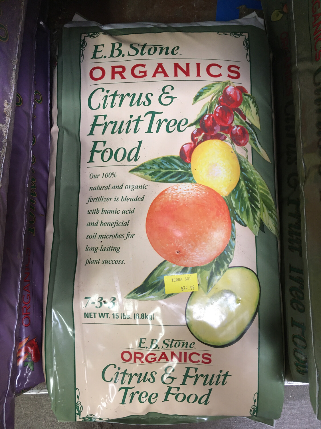 E.B S Citrus and Fruit Tree Food(15lbs.)   7-3-3 