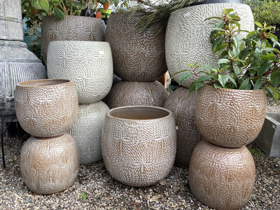 Beige Ceramic Pots