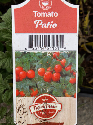 4" Tomato Patio