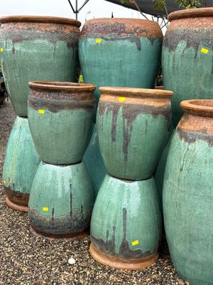 Green Drip Pots