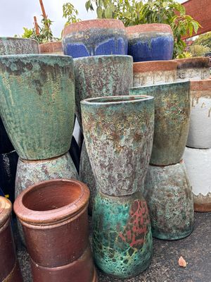 Turquoise Rustic Pot