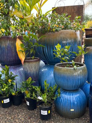 Turquoise Ceramic Pots