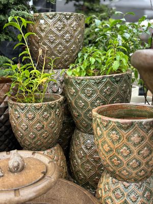 Red Ceramic Pots