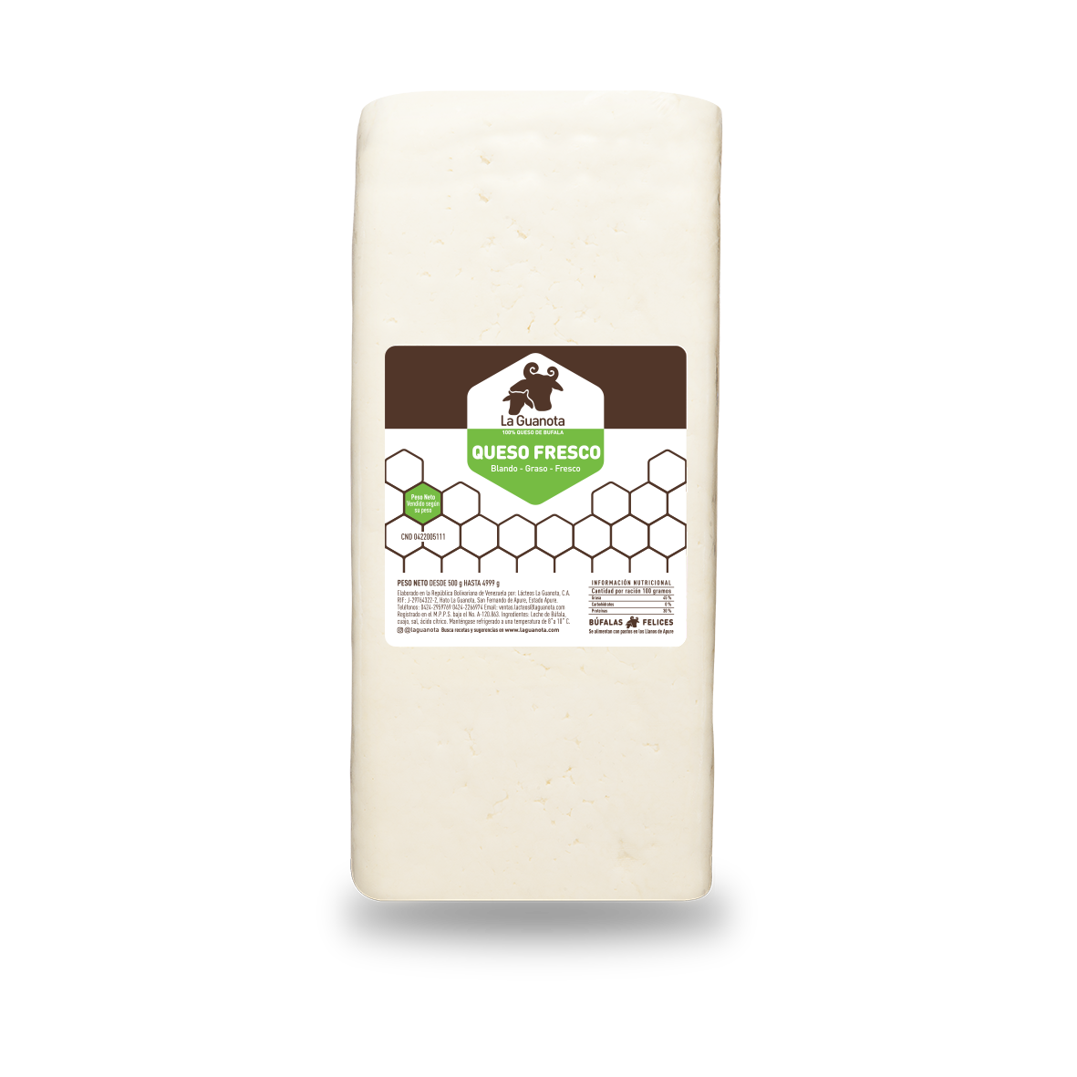 Súper Barra de Queso Fresco