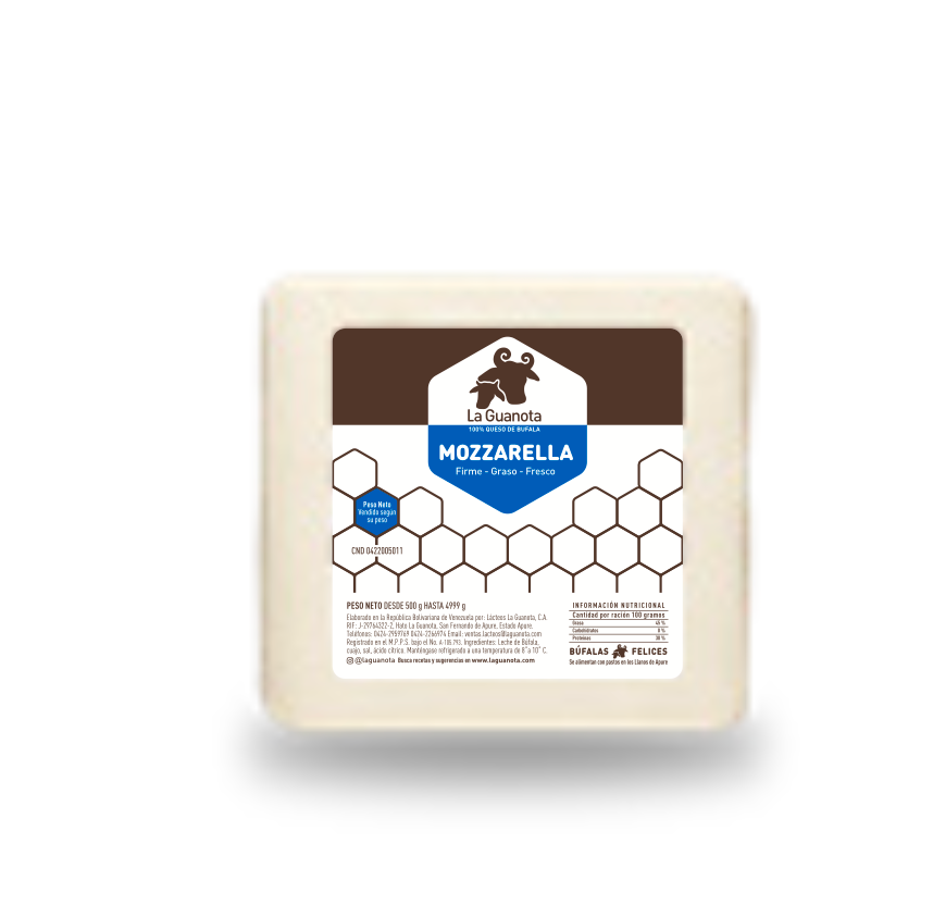 Cuarto de Barra de Mozzarella