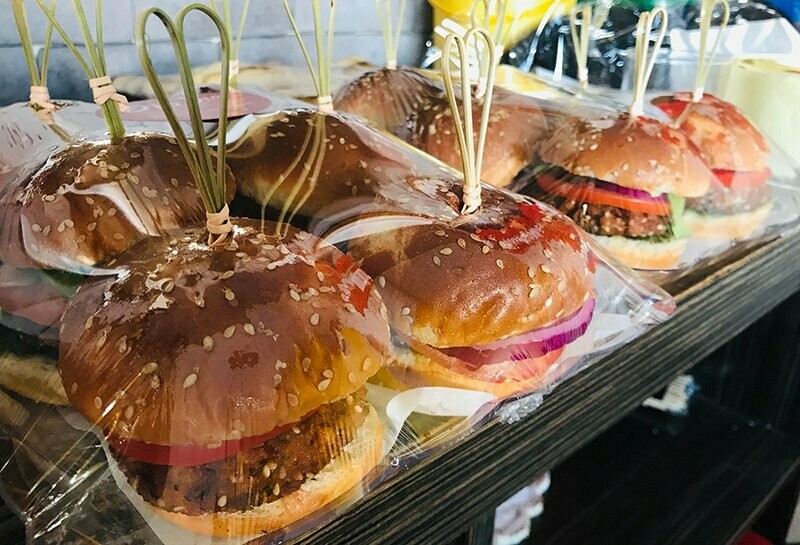 מיני המבורגר צמחוני