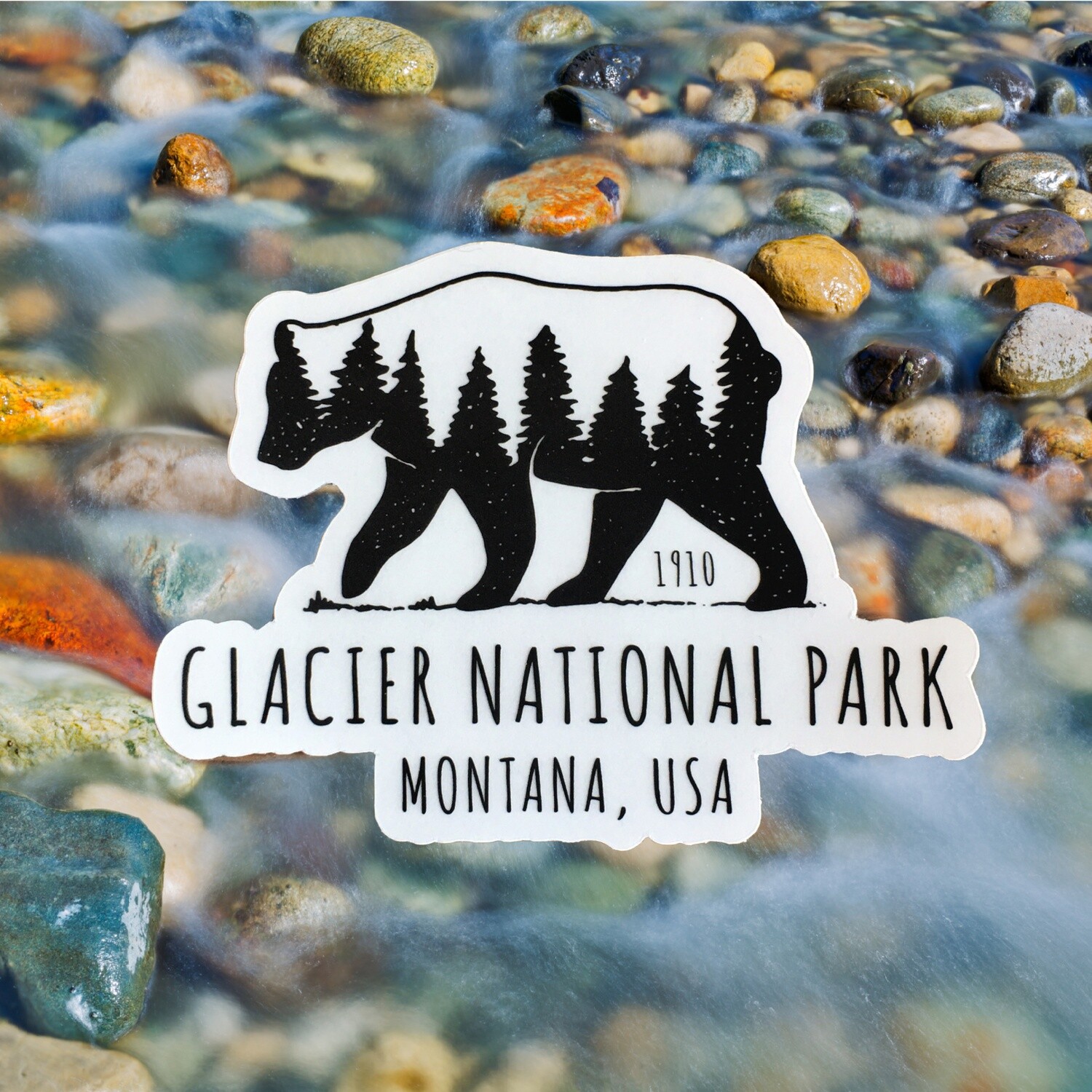 Glacier National Park Decal