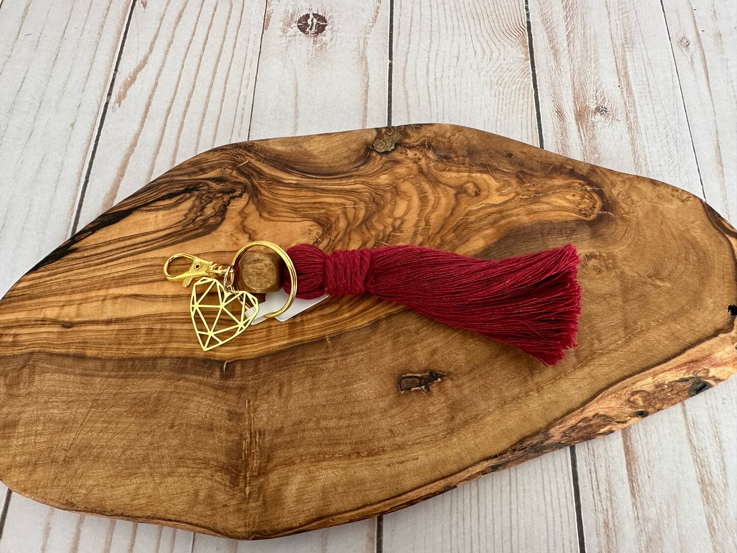 Macrame Key Chain - Spearmint