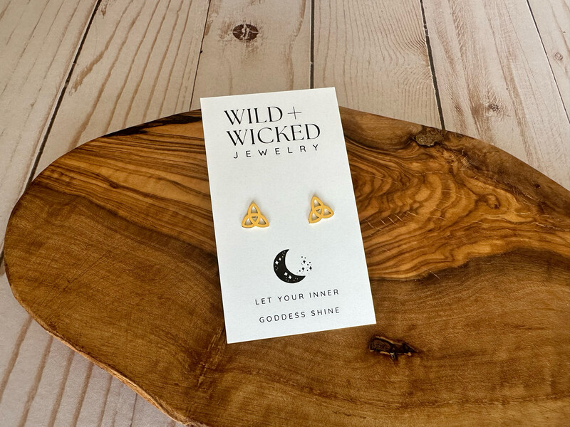 Gold Celtic Knot Studs Gold Celtic Knot Studs