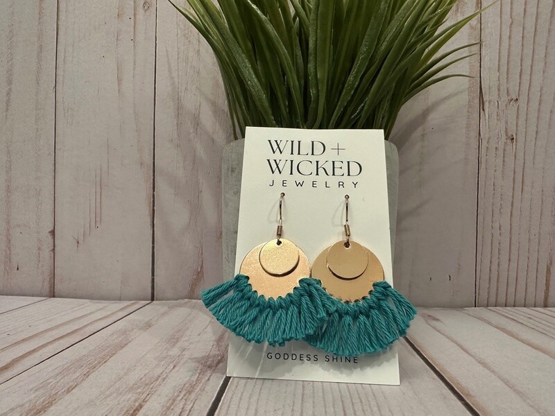 Boho Nights Earrings - Turquoise