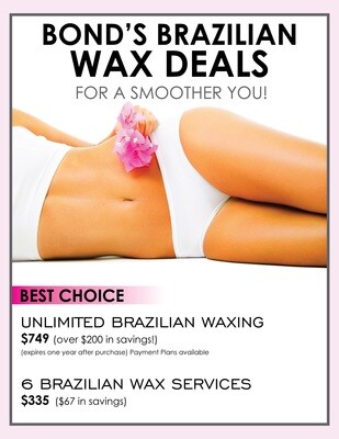 Unlimited Brazilian Waxing