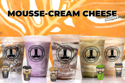 Mousse-Cream Cheese Milk Tea