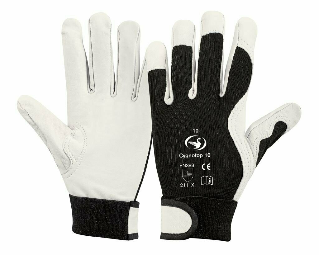 Signotop nappaleer wit/zwart