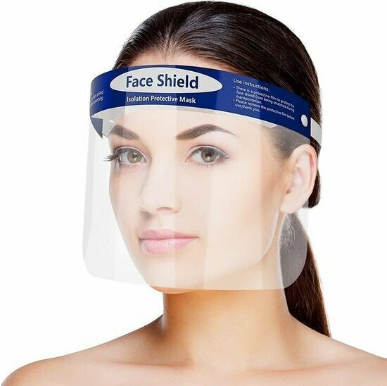 spatscherm met elastische hoofdband